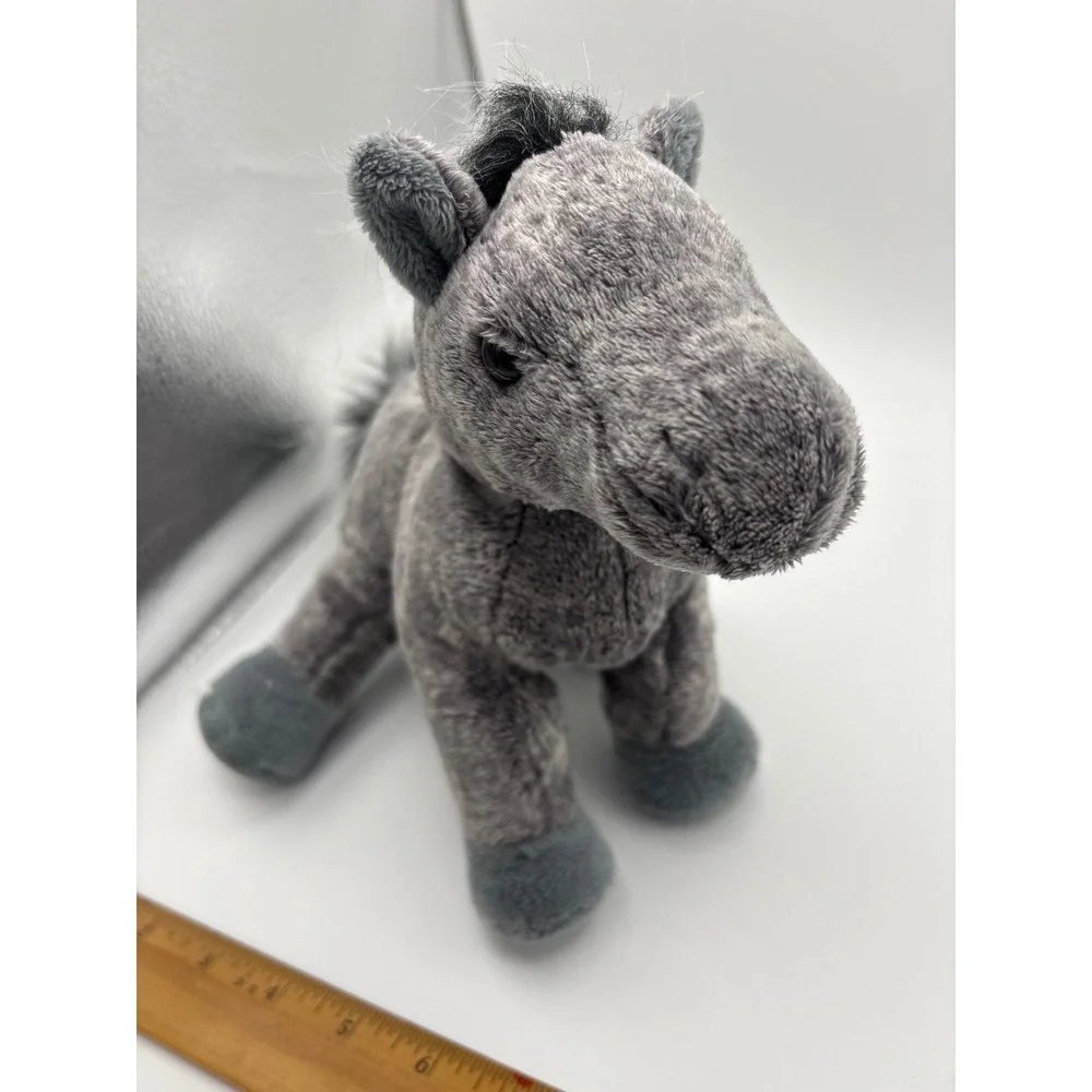 Ganz Webkinz Plush Horse Lot Brown‎ Chestnut Grey Stuffed Animal Ponies 8-9in